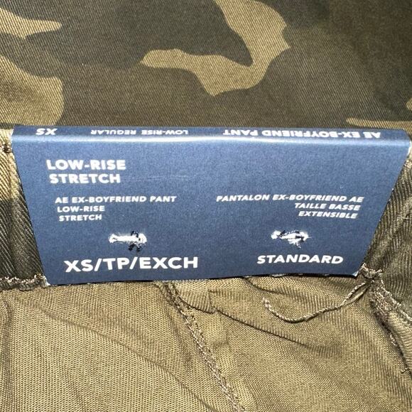 NWT American Eagle AE Low Rise Ex Boyfriend Camo Pant Size XS - Picture 5 of 16